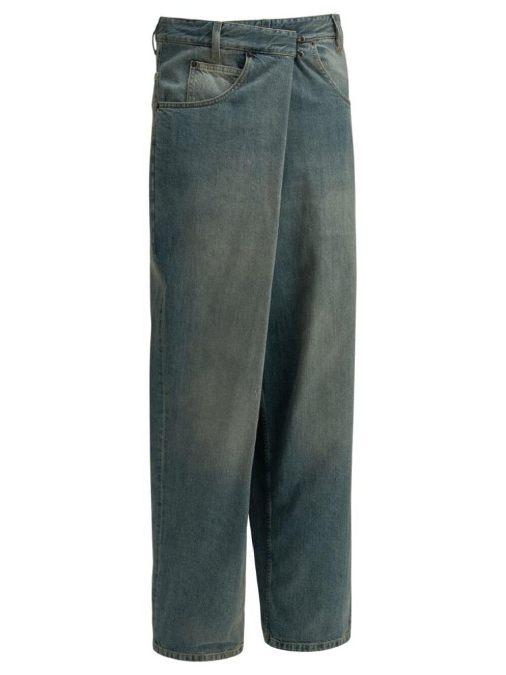 Maison Margiela Wrap Wide-Leg Jeans Tag Size 28 Women